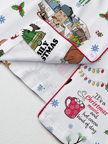 【Christmas Pajamas】Women's Christmas Pajama Set, Elegant Long Sleeve Top & Pants, Comfortable Home Wear, Fall Winter, Cute Holiday Gift Idea,christmas movie,Pajama Day,Pajama Party,christmas Vacation,EIF,Clark Christmas, Loungewear 【Christmas Pajamas】Women's Christmas Pajama Set, Elegant Long Sleeve Top & Pants, Comfortable Home Wear, Fall Winter, Cute Holiday Gift Idea,christmas movie,Pajama Day,Pajama Party,christmas Vacation,EIF,Clark Christmas, Loungewear