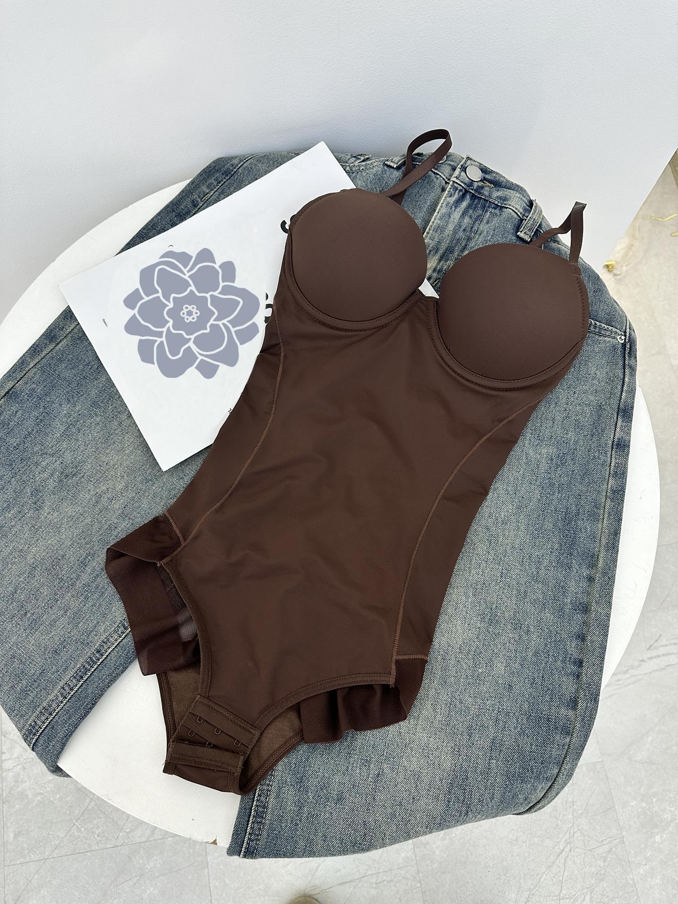 Women's Bodysuit with Bra and Adjustable Straps, Slimming Shaping Artistry, Sizes XS to Xxl for All Seasons Women's Bodysuit with Bra and Adjustable Straps, Slimming Shaping Artistry, Sizes XS to Xxl for All Seasons