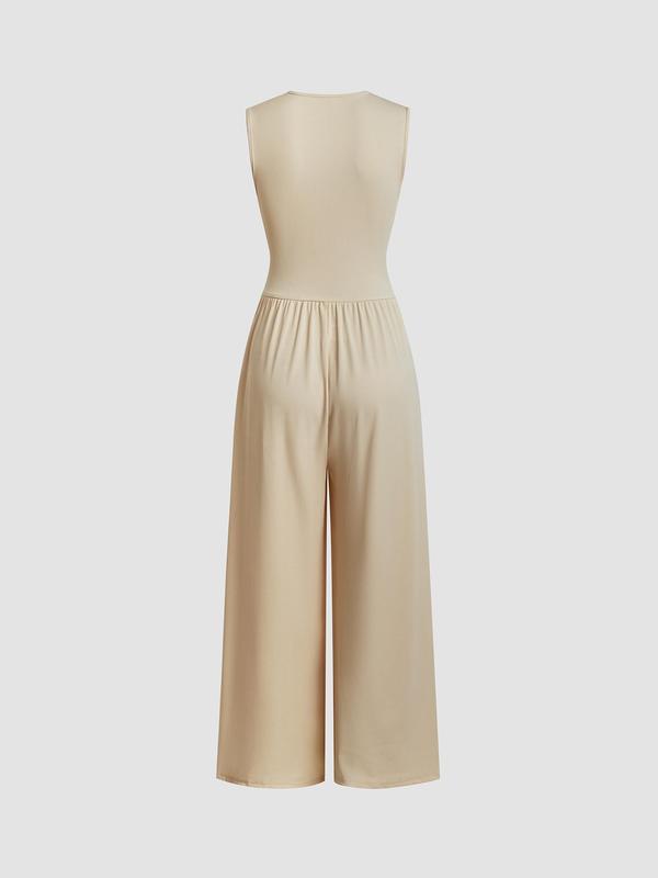 2026 Women's new jumpsuit with pockets Jumpsuit