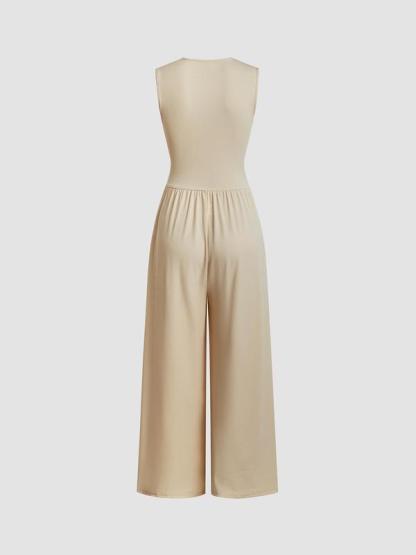 2026 Women's new jumpsuit with pockets Jumpsuit