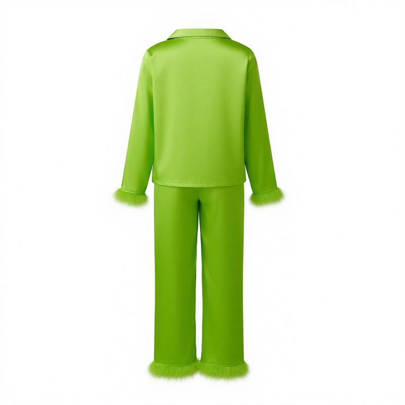 REDWOON Mommy and Me Pajamas Christmas Family Matching Sleepwear Long Sleeve Lapel V Neck Button Down Tops and Elastic Waist Pants Loungewear REDWOON Mommy and Me Pajamas Christmas Family Matching Sleepwear Long Sleeve Lapel V Neck Button Down Tops and Elastic Waist Pants Loungewear