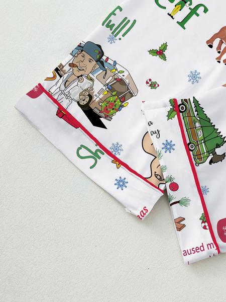 【Christmas Pajamas】Women's Christmas Pajama Set, Elegant Long Sleeve Top & Pants, Comfortable Home Wear, Fall Winter, Cute Holiday Gift Idea,christmas movie,Pajama Day,Pajama Party,christmas Vacation,EIF,Clark Christmas, Loungewear 【Christmas Pajamas】Women's Christmas Pajama Set, Elegant Long Sleeve Top & Pants, Comfortable Home Wear, Fall Winter, Cute Holiday Gift Idea,christmas movie,Pajama Day,Pajama Party,christmas Vacation,EIF,Clark Christmas, Loungewear