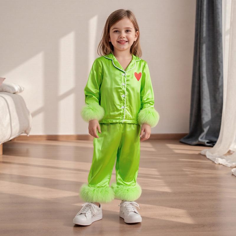 REDWOON Mommy and Me Pajamas Christmas Family Matching Sleepwear Long Sleeve Lapel V Neck Button Down Tops and Elastic Waist Pants Loungewear REDWOON Mommy and Me Pajamas Christmas Family Matching Sleepwear Long Sleeve Lapel V Neck Button Down Tops and Elastic Waist Pants Loungewear