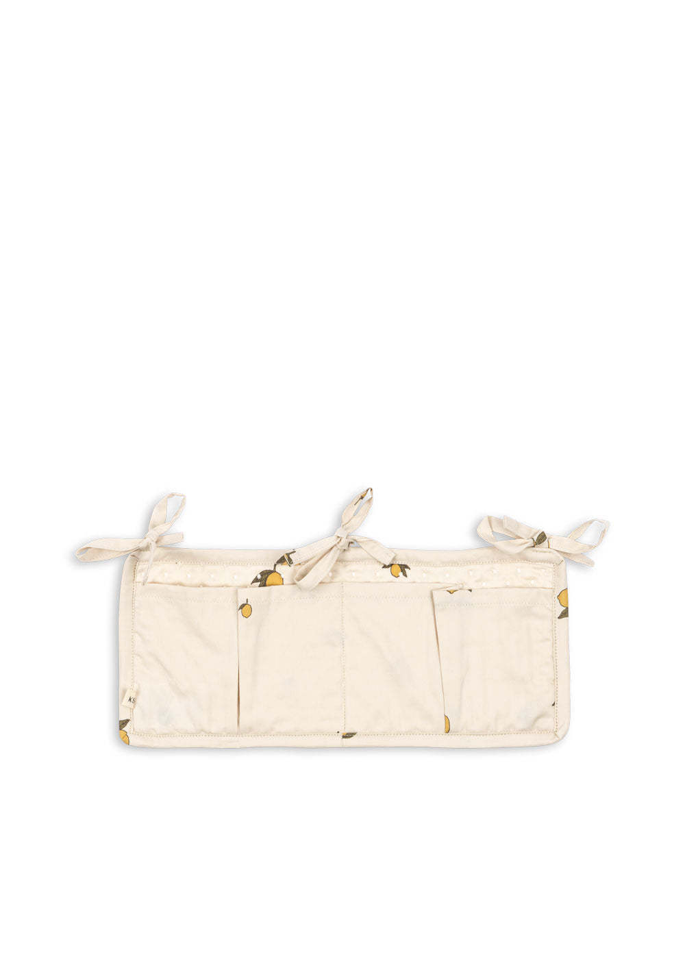 QUILTED BED POCKETS - lemon