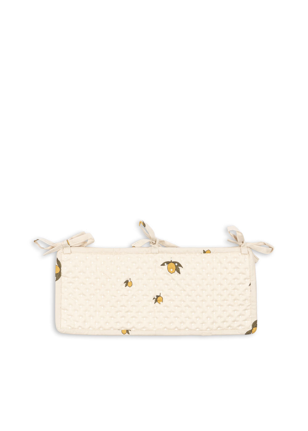 QUILTED BED POCKETS - lemon