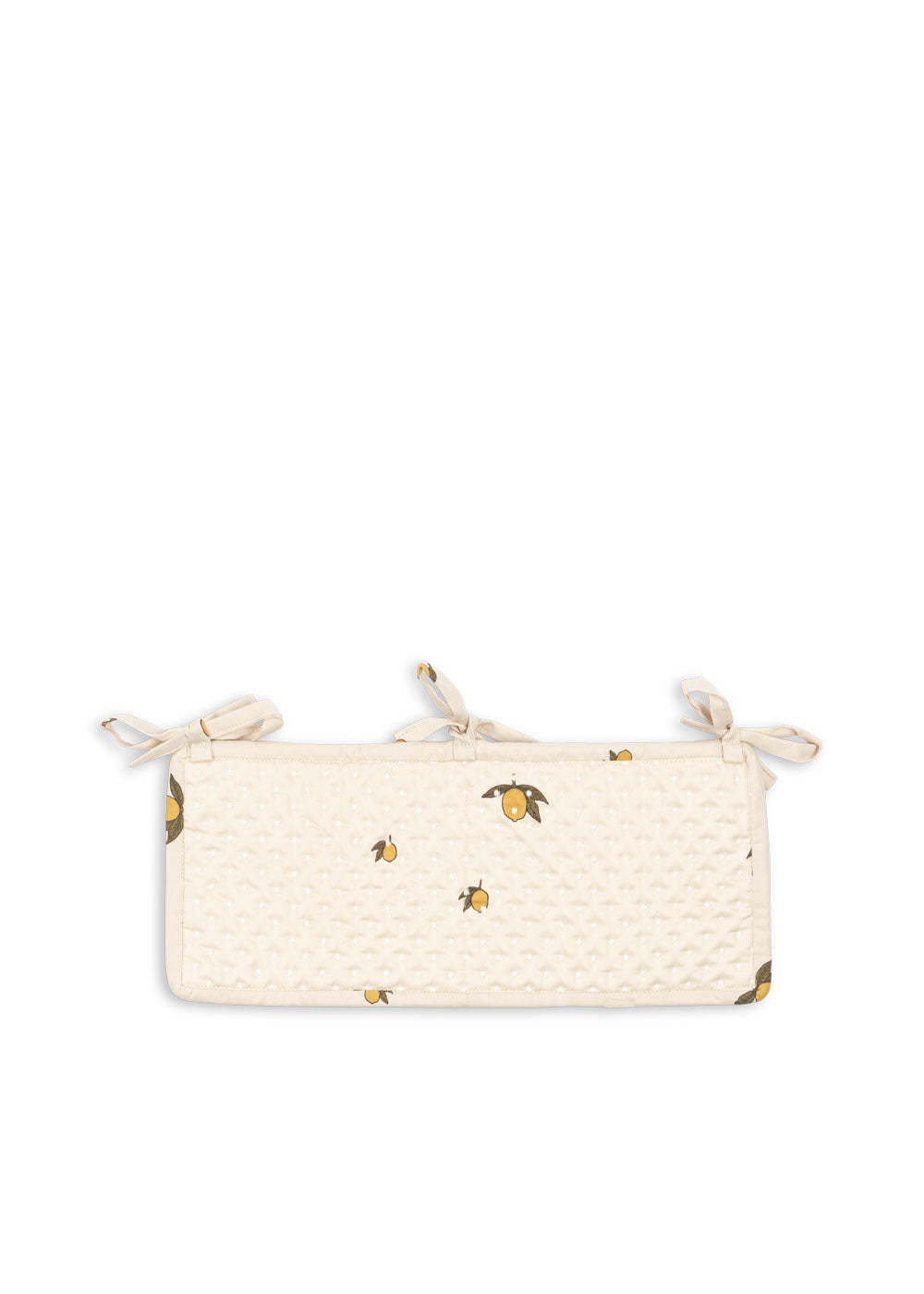QUILTED BED POCKETS - lemon