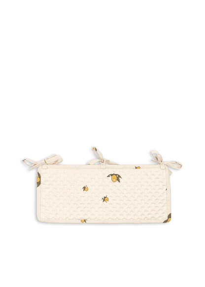 QUILTED BED POCKETS - lemon