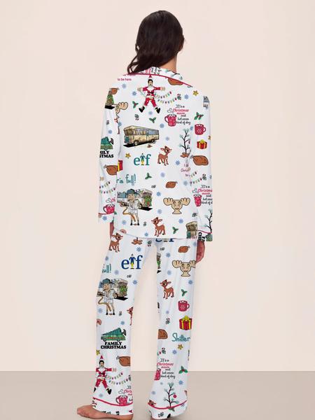 【Christmas Pajamas】Women's Christmas Pajama Set, Elegant Long Sleeve Top & Pants, Comfortable Home Wear, Fall Winter, Cute Holiday Gift Idea,christmas movie,Pajama Day,Pajama Party,christmas Vacation,EIF,Clark Christmas, Loungewear 【Christmas Pajamas】Women's Christmas Pajama Set, Elegant Long Sleeve Top & Pants, Comfortable Home Wear, Fall Winter, Cute Holiday Gift Idea,christmas movie,Pajama Day,Pajama Party,christmas Vacation,EIF,Clark Christmas, Loungewear