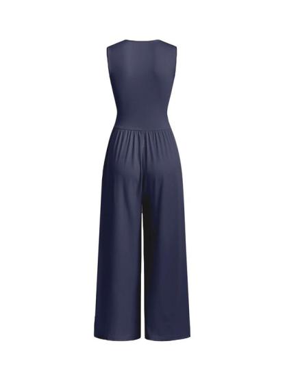 2026 Women's new jumpsuit with pockets Jumpsuit