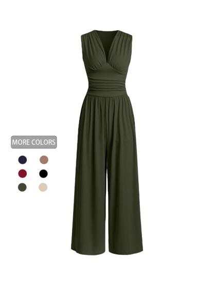 2026 Women's new jumpsuit with pockets Jumpsuit