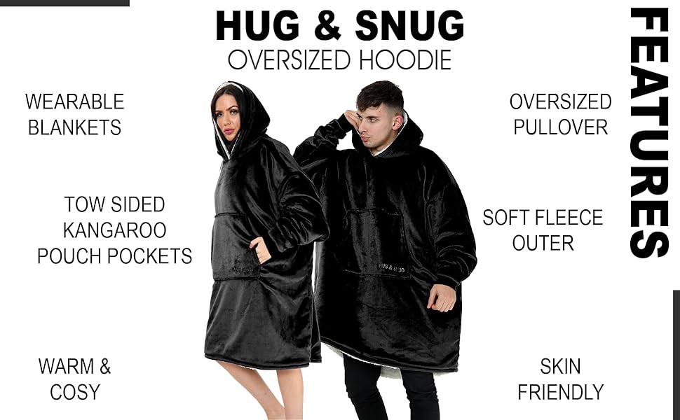 Hoodie Blanket Throw