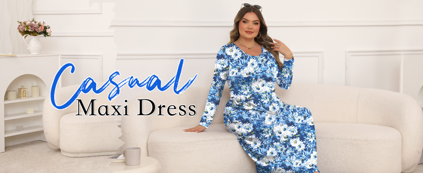Plus Size Maxi Dresses for Curvy Women