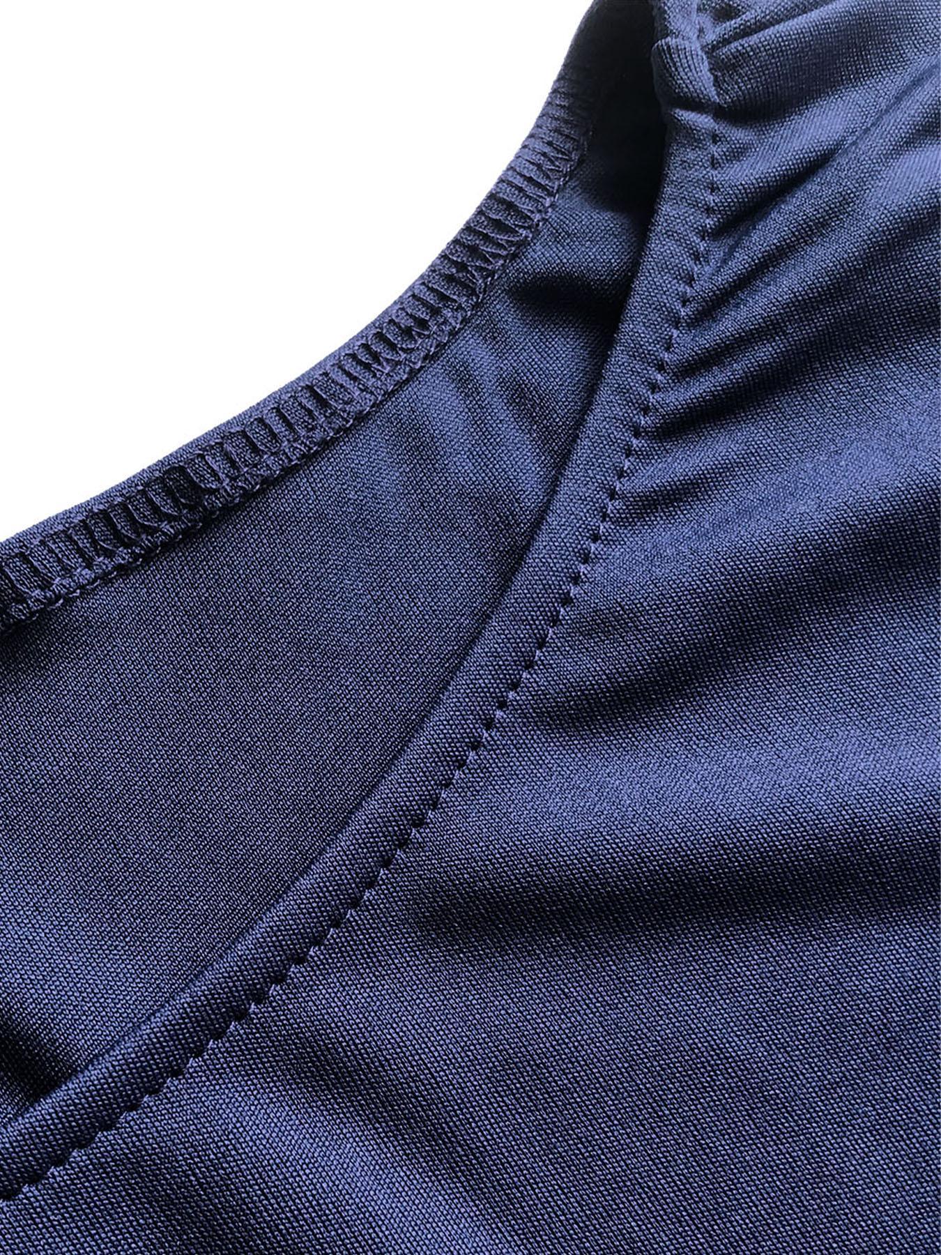Women's Plain Belted Split Boat Neck Dress, Elegant Bishop Sleeve A Line Dress for Summer, Summer Outfits 2024, Fashion Women's Dress for Casual Daily Wear, Womenswear Women's Plain Belted Split Boat Neck Dress, Elegant Bishop Sleeve A Line Dress for Summer, Summer Outfits 2024, Fashion Women's Dress for Casual Daily Wear, Womenswear