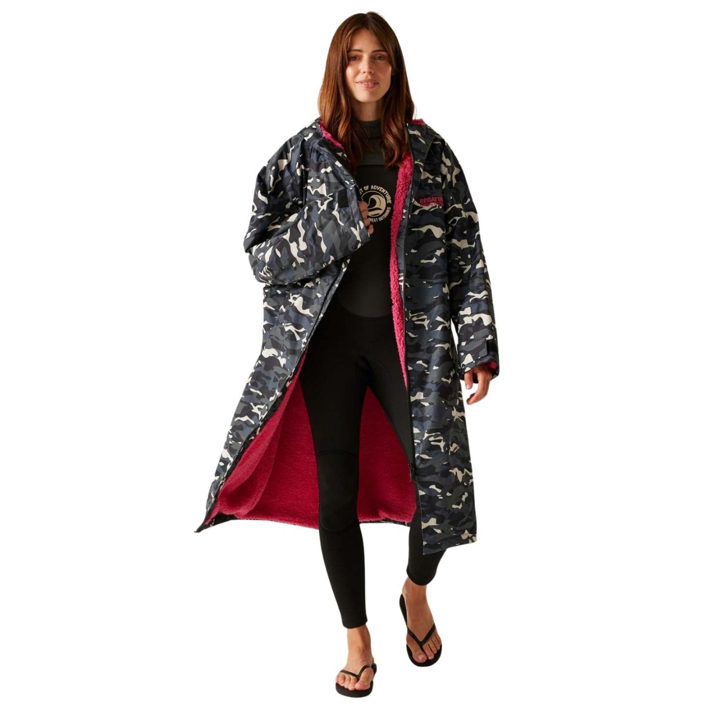 Regata 🔥2026 Winter Hot Sale🔥 2026 New Outdoor Active Adults Waterproof Changing Robe