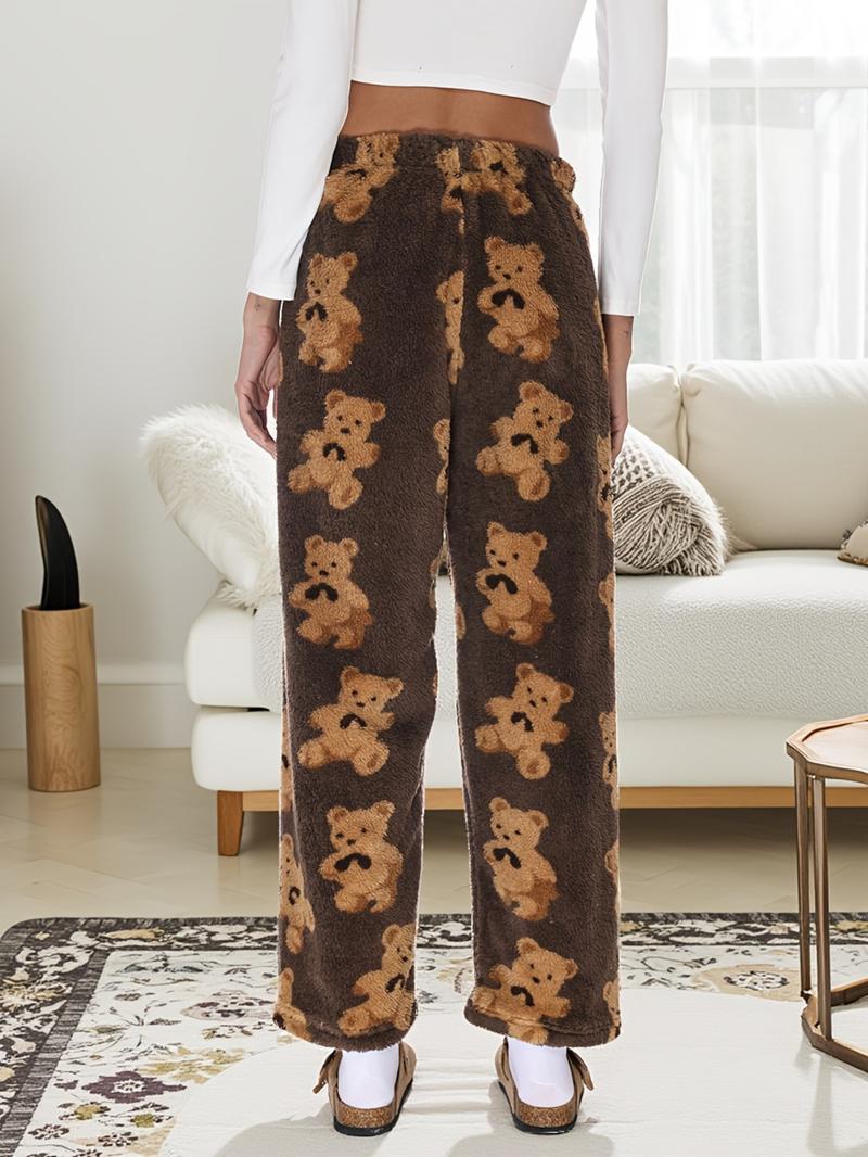Winter New Vintage Plaid Elastic Straight Loose Thick Warm Casual Pants, Comfortable and Stylish for Cold Weather Wear Winter New Vintage Plaid Elastic Straight Loose Thick Warm Casual Pants, Comfortable and Stylish for Cold Weather Wear