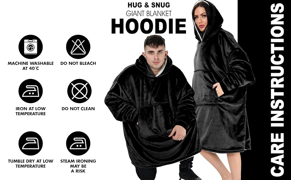 Hoodie Blanket Throw