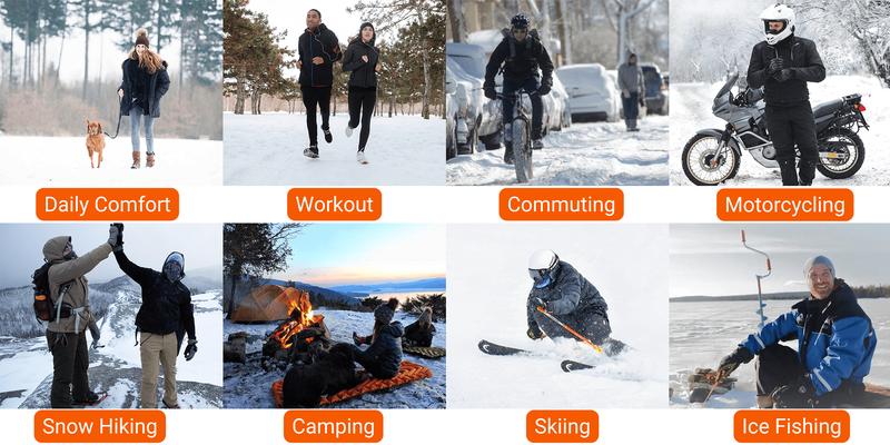 Norwell Heated Hoodie Jacket with 7.4V/3A 5000mAh Battery Pack, Dual Control 5Heat Zones LED Waterproof Comfort Basic Winter Clothes Men, Plus Size Women's Clothing - Black Norwell Heated Hoodie Jacket with 7.4V/3A 5000mAh Battery Pack, Dual Control 5Heat Zones LED Waterproof Comfort Basic Winter Clothes Men, Plus Size Women's Clothing - Black