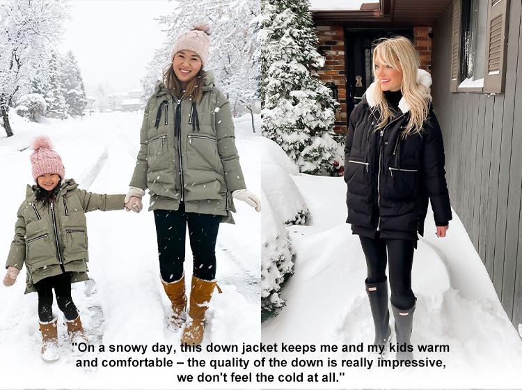 Orolay Women's Thermal Thickened Down Jacket Hooded with 700+ Fill Power, Extreme Cold-Resistant, Long Sleeve Classic Winter Outfit