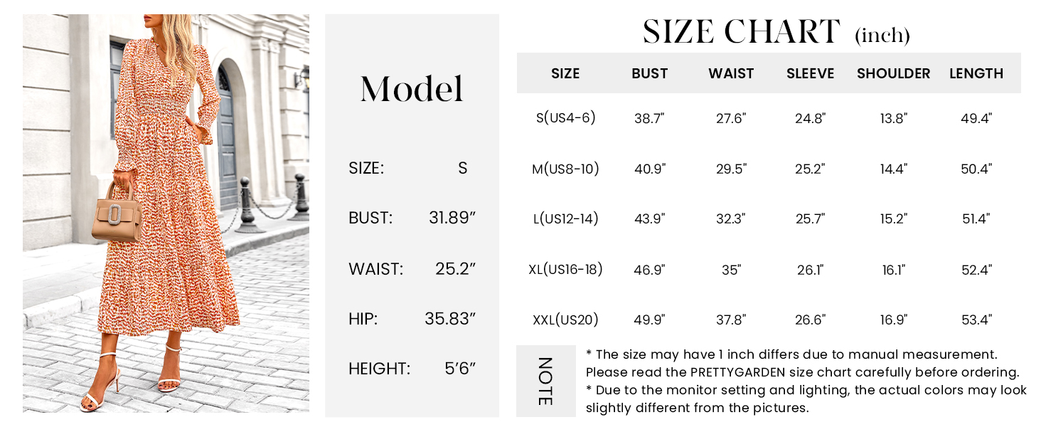 PRETTYGARDEN Boho Dresses For Women