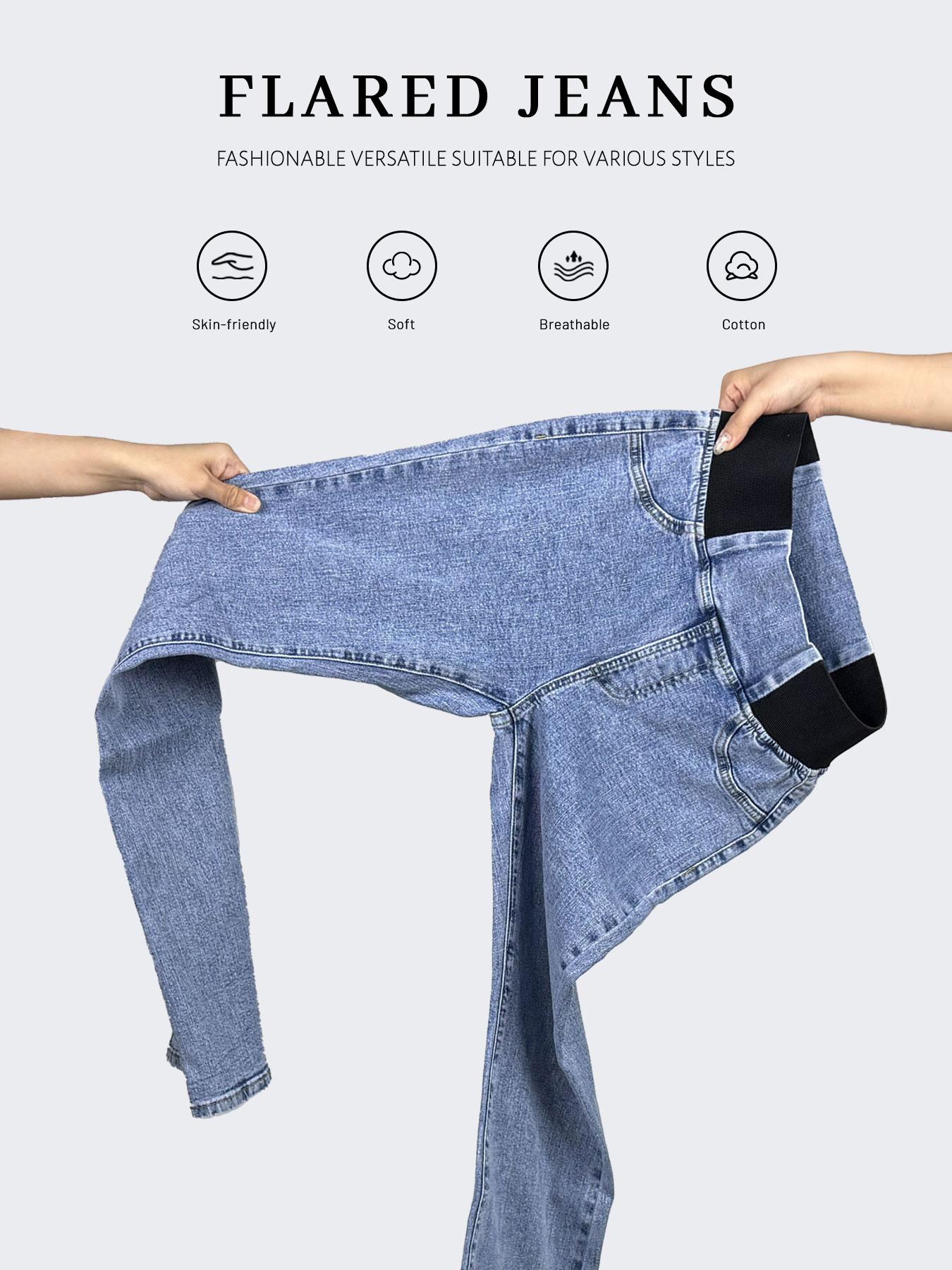 GILIPUR Y2K 2026 Women's Back Shirred Jeans,Mid-To-High Waist Elasticity Waist Flared Jeans,With Pockets,Light Blue Washing Process,Women's Bell-Bottoms Wide-Leg Jeans,Waist-Cinching Design,Yes Denim,Bootcut Jeans,Yess Denim,Red Boots Outfit Tiana,T-Chic GILIPUR Y2K 2026 Women's Back Shirred Jeans,Mid-To-High Waist Elasticity Waist Flared Jeans,With Pockets,Light Blue Washing Process,Women's Bell-Bottoms Wide-Leg Jeans,Waist-Cinching Design,Yes Denim,Bootcut Jeans,Yess Denim,Red Boots Outfit Tiana,T-Chic