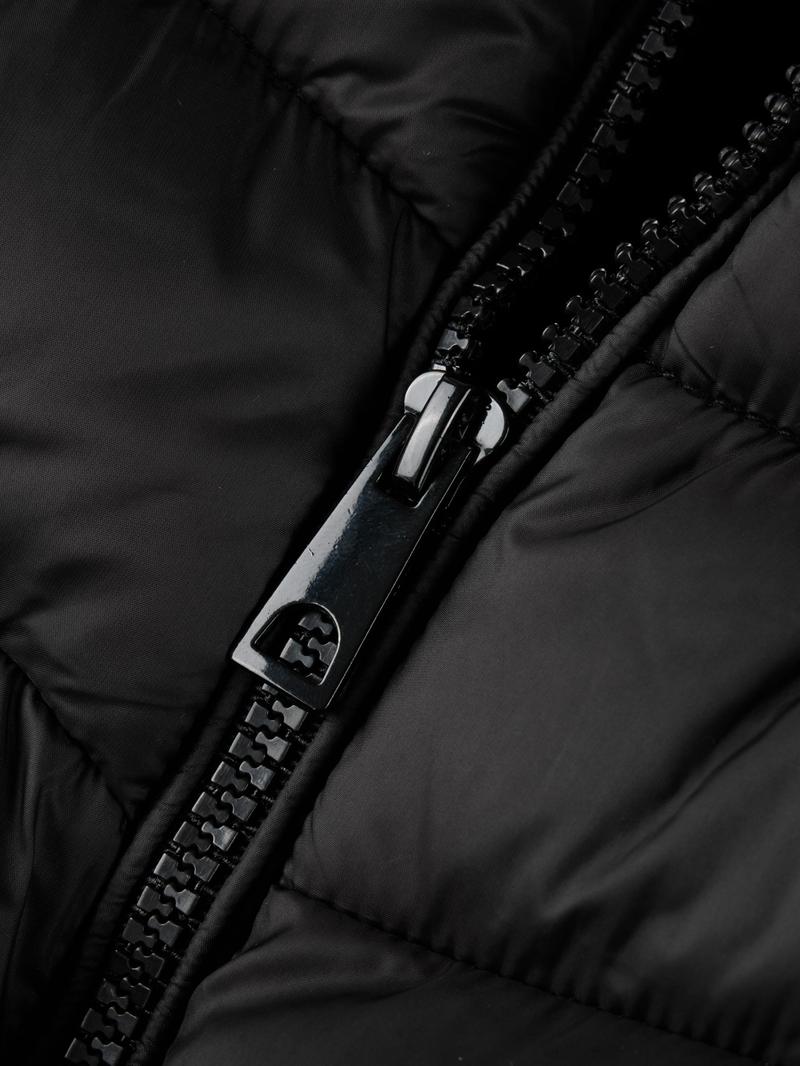 Women's Casual Hooded Waterproof Cotton Jacket, Lightweight Down Coat with Pockets, Loose Fit Thick Fabric for Fall & Winter