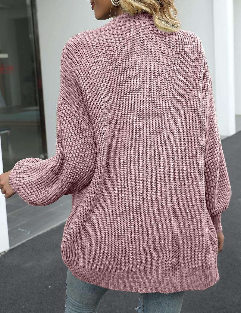 BIGWIG autumn women's long cardigan, batwing sleeves, front placket, ribbed knitted oversized sweater with pockets, light and soft knitted cardigan jacket, light autumn long-sleeved pocket jacket, lantern sleeve long-sleeved sweater, street style jacket BIGWIG autumn women's long cardigan, batwing sleeves, front placket, ribbed knitted oversized sweater with pockets, light and soft knitted cardigan jacket, light autumn long-sleeved pocket jacket, lantern sleeve long-sleeved sweater, street style jacket