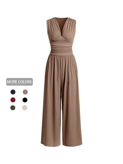 2026 Women's new jumpsuit with pockets Jumpsuit