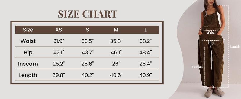 Yeokou TikTokShopBlackFriday Corduroy Overalls for Women Barrel Wide Leg Bib Corduroy Pants Women Adjustable Romper Jumpsuit with Pockets
