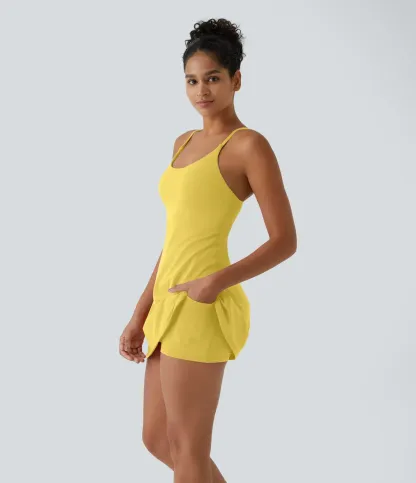 2026 Halara🔥Flash Sale⚡ Softlyzero Plush Backless Active Dress-Easy Peezy