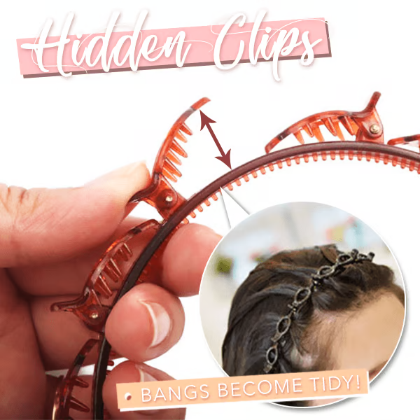 Double Bangs Hairstyle Hairpin(2PCS)