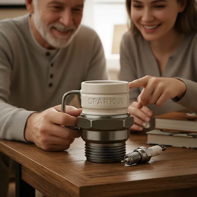 🎁2025 Limited Time Sale 49% Off🔥Creative Spark Plug Mug