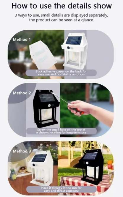 🎁New Outdoor Solar Wall Lamp🔥(Buy more save more)