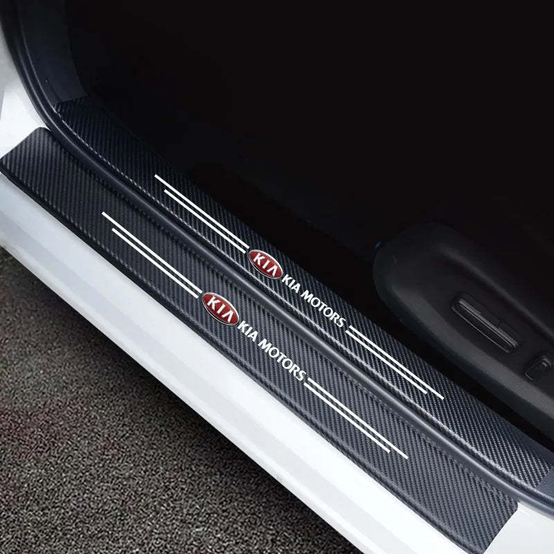 Hot Sale 🎄50% OFF🎄Carbon Car Door Sills Stickers✨9PCS ✨