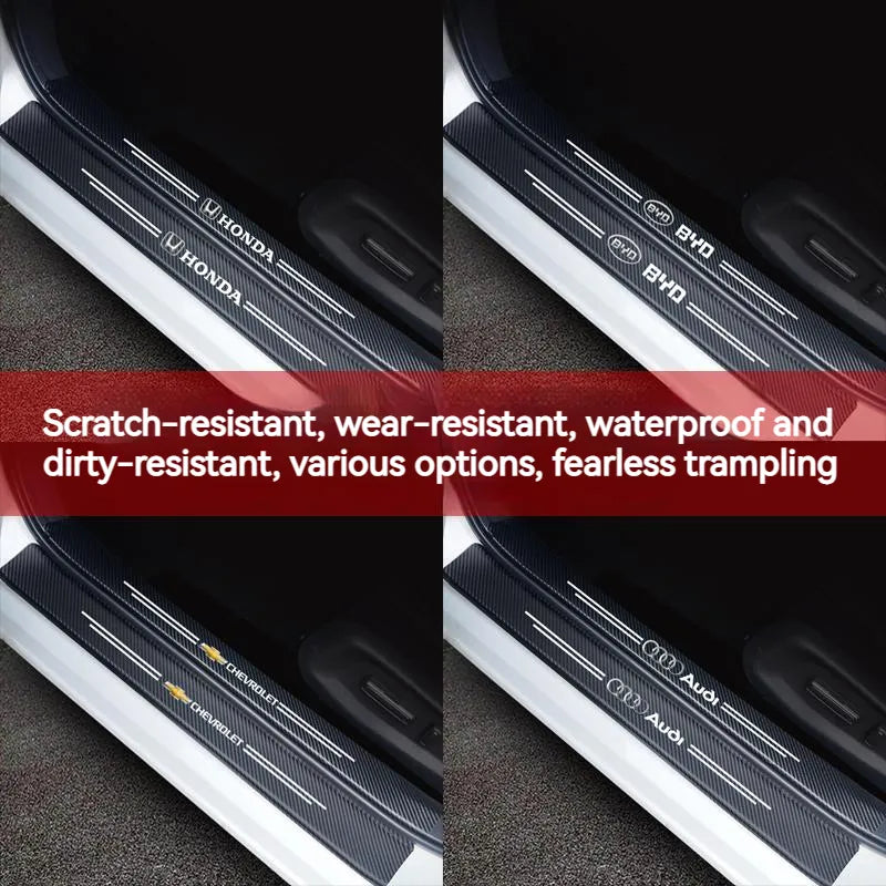 Hot Sale 🎄50% OFF🎄Carbon Car Door Sills Stickers✨9PCS ✨