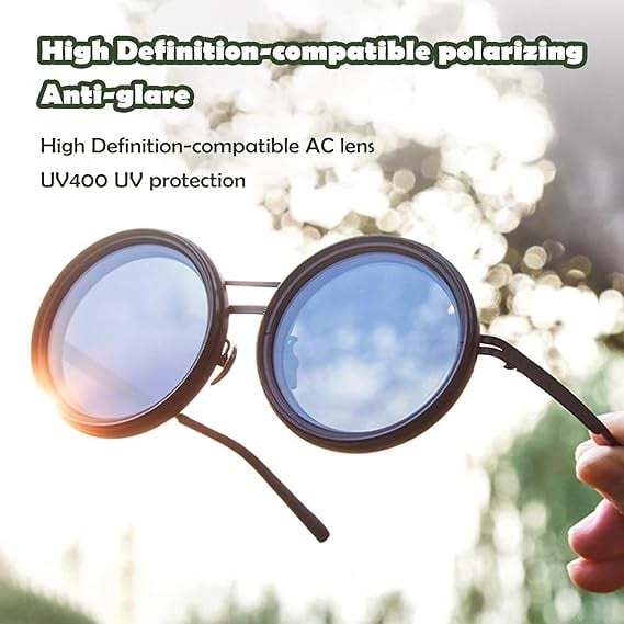 🕶️ Adjustable Tint Rounded Polarized Lenses Retro Sunglasses☀️ - Hot Promotion 49% OFF 🔥