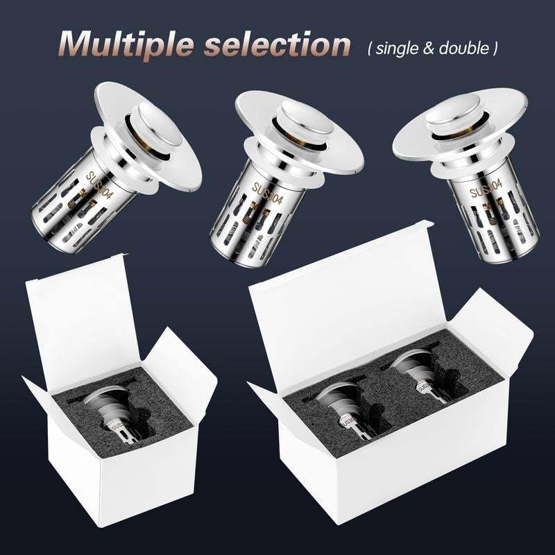🔥LAST DAY SALE 49% OFF-Universal Stainless Steel Drain Strainer (BUY 2 GET 1 FREE)