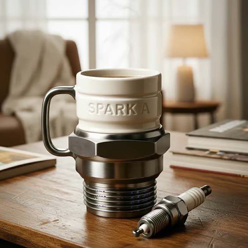 🎁2025 Limited Time Sale 49% Off🔥Creative Spark Plug Mug