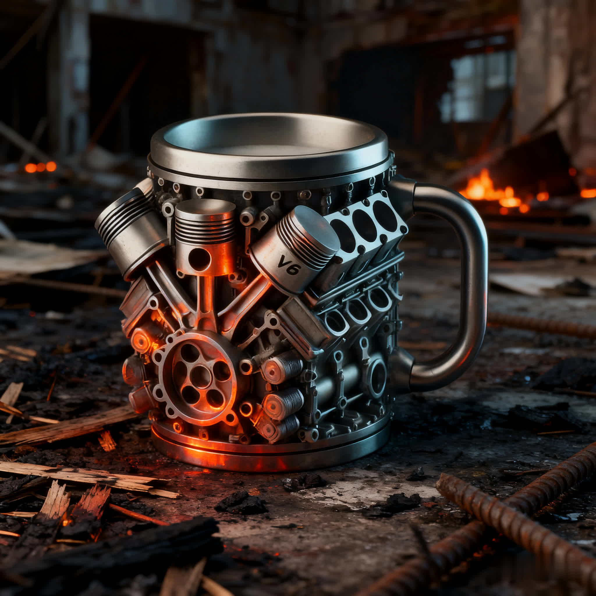 🔥BUY 2 GET 5% OFF & FREE SHIPPING🔥 V8/V6 Engine Stainless Steel Cup