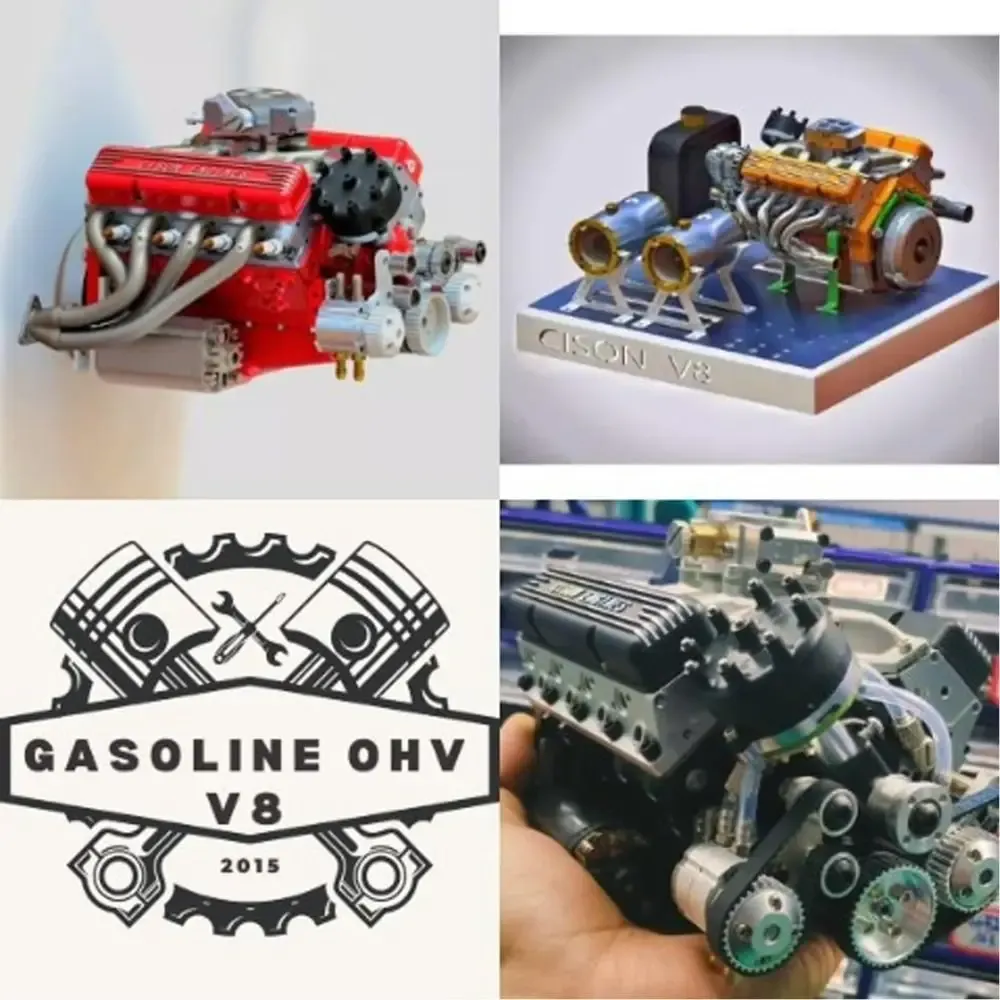 🔥Last 24 hours Sale: Save 50%-Gasoline OHV V8 Small-block Engine Model Kits
