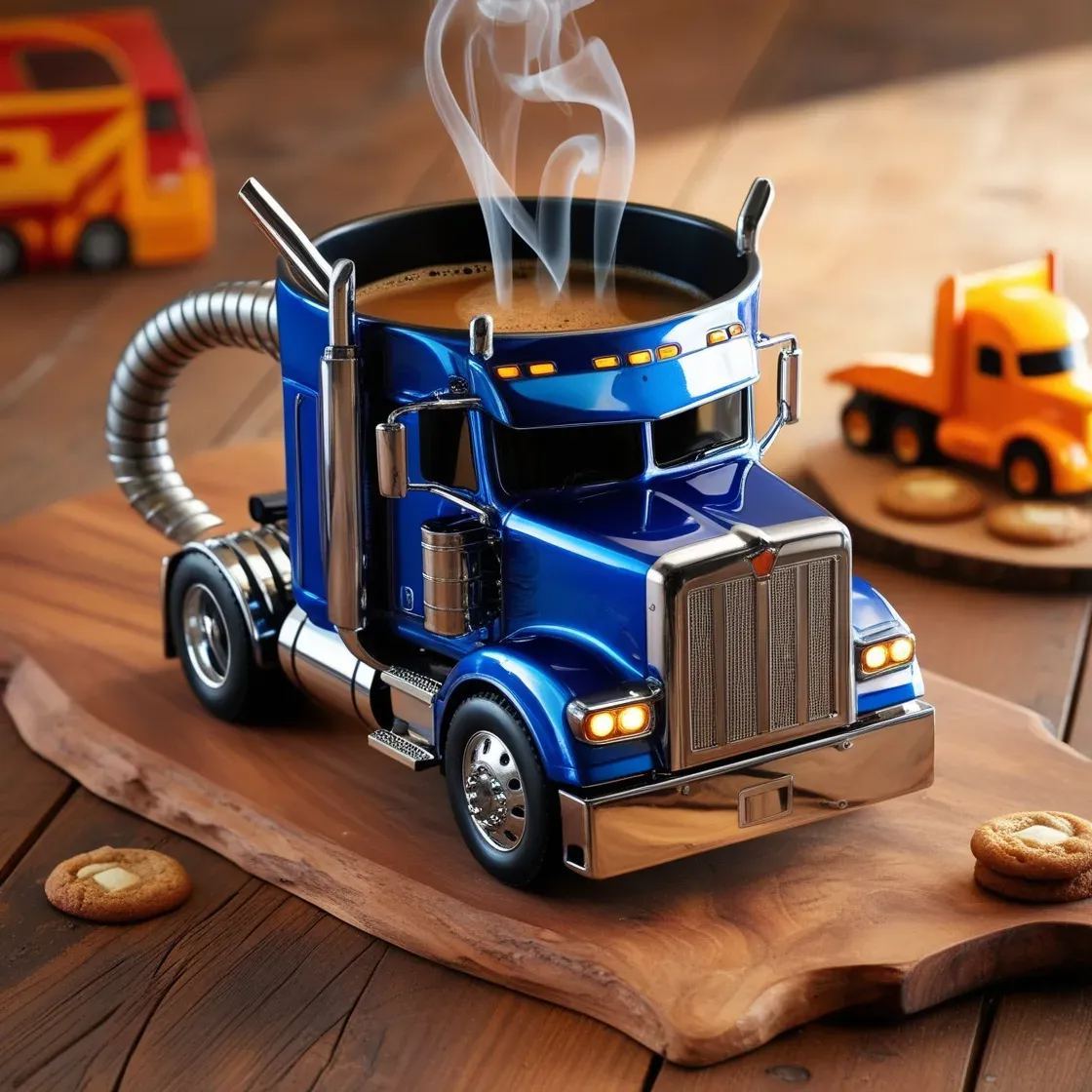 ✨️2025 New Handcrafted Truck Coffee Mug☕