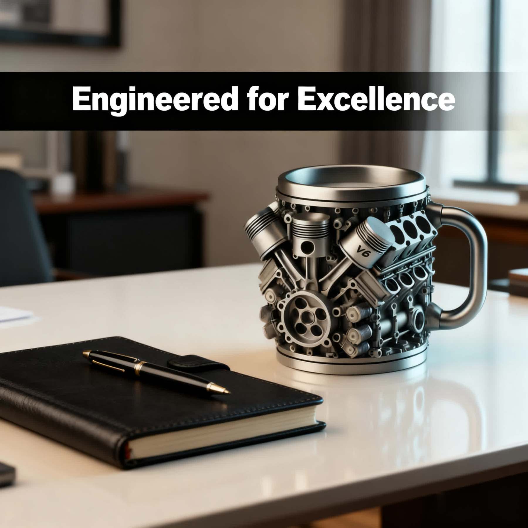 🔥BUY 2 GET 5% OFF & FREE SHIPPING🔥 V8/V6 Engine Stainless Steel Cup