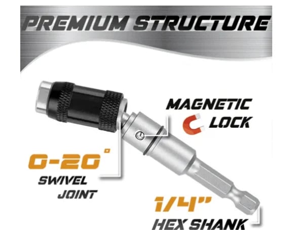 🔥Magnetic swiveling bit tip holder set(Buy 2 get 1 free)🔥