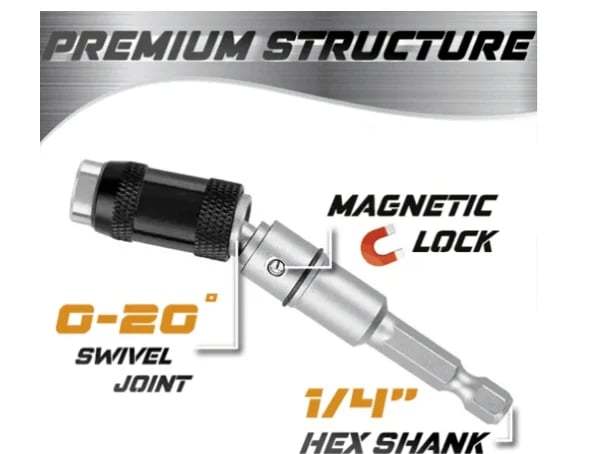🔥Magnetic swiveling bit tip holder set(Buy 2 get 1 free)🔥