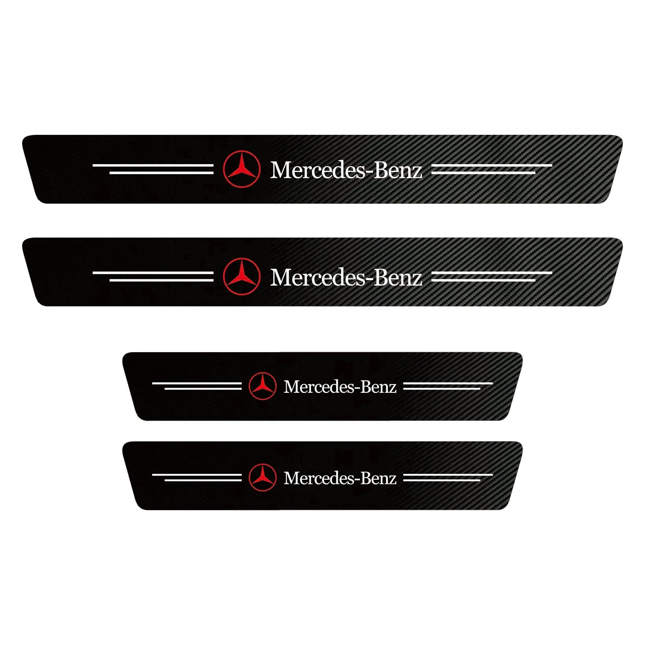 EmblazeR - Carbon Fiber Door Sill Protector 9Pcs