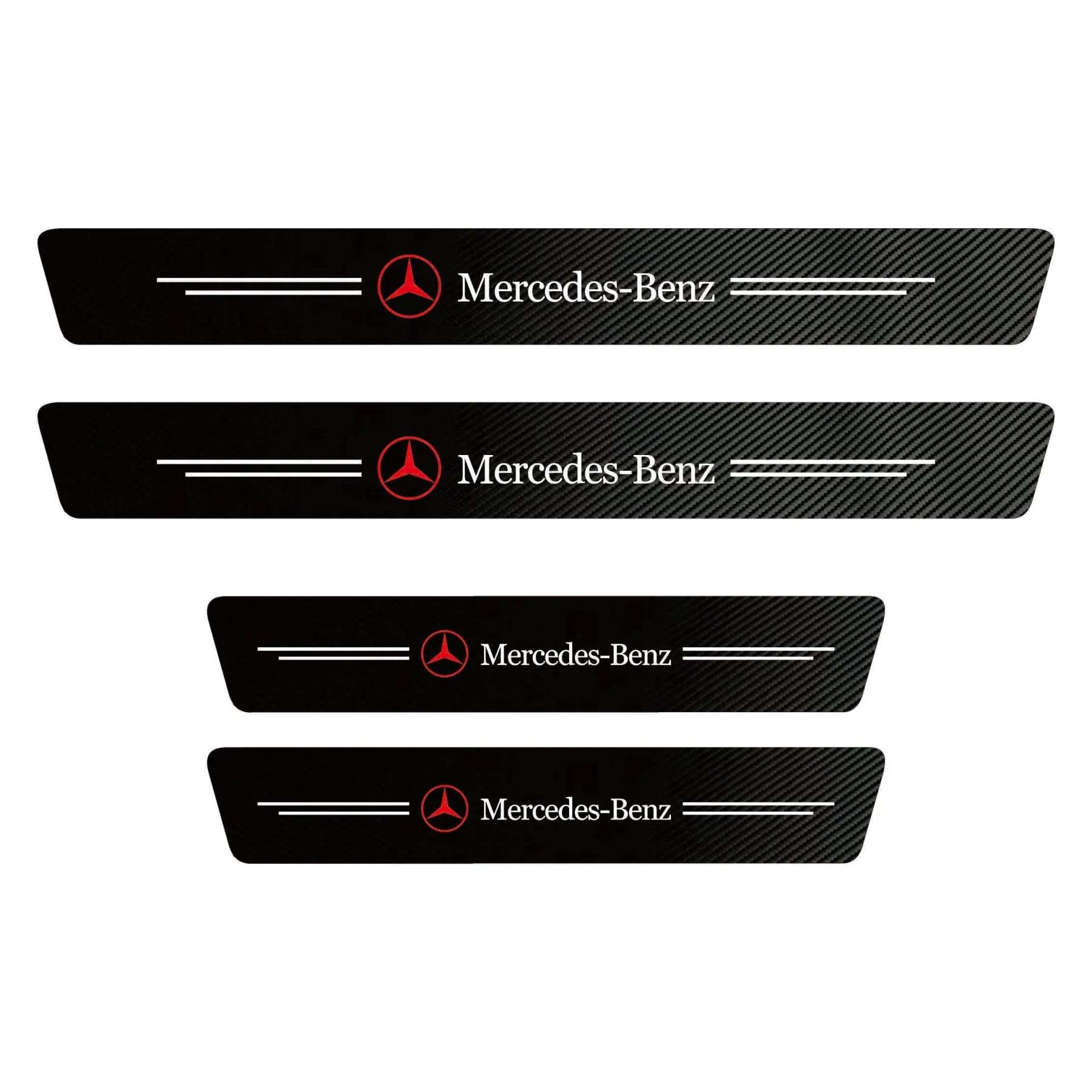 EmblazeR - Carbon Fiber Door Sill Protector 9Pcs