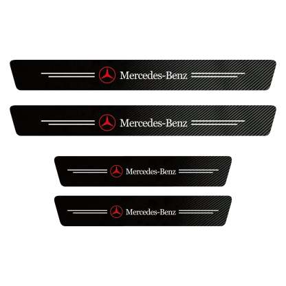 EmblazeR - Carbon Fiber Door Sill Protector 9Pcs