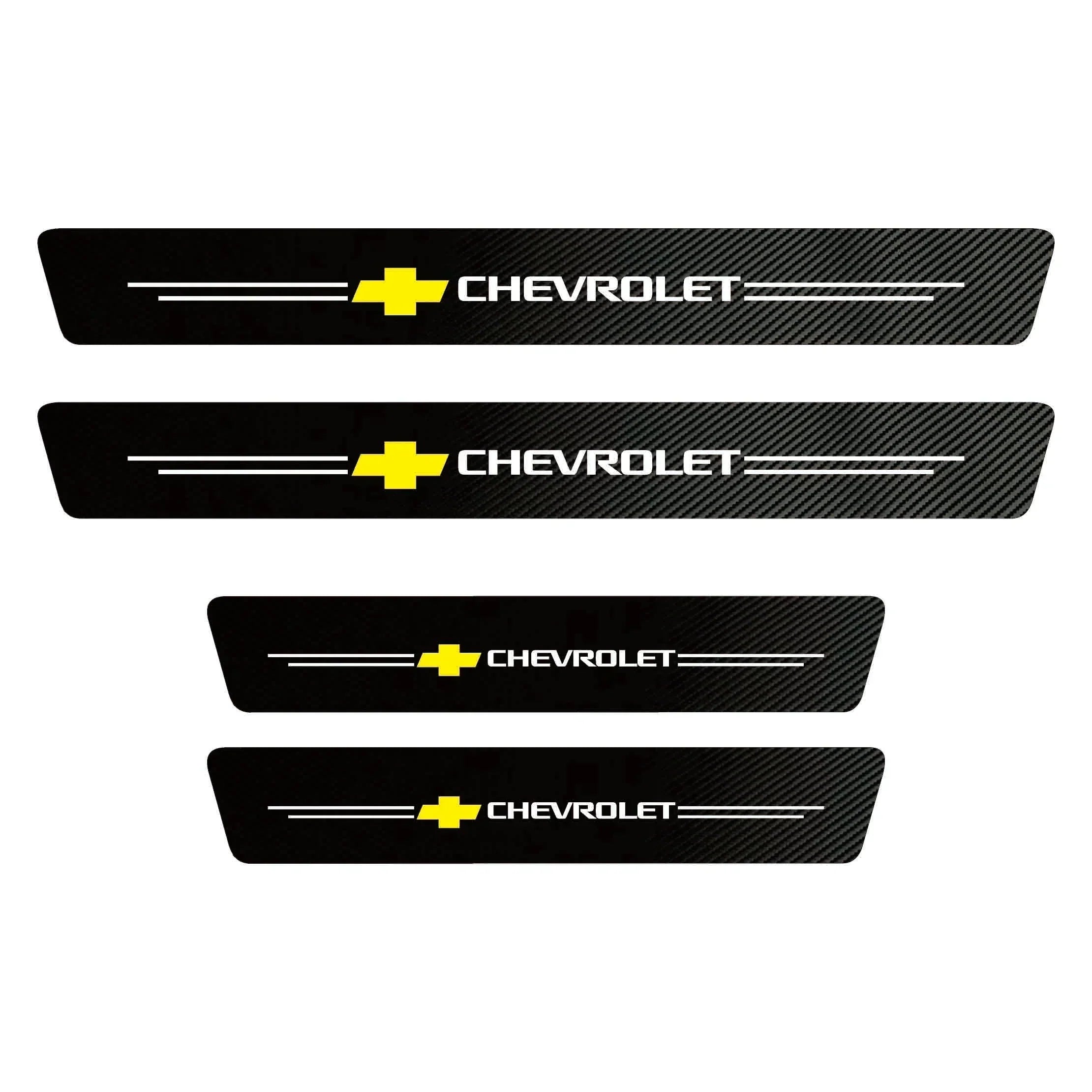 EmblazeR - Carbon Fiber Door Sill Protector 9Pcs