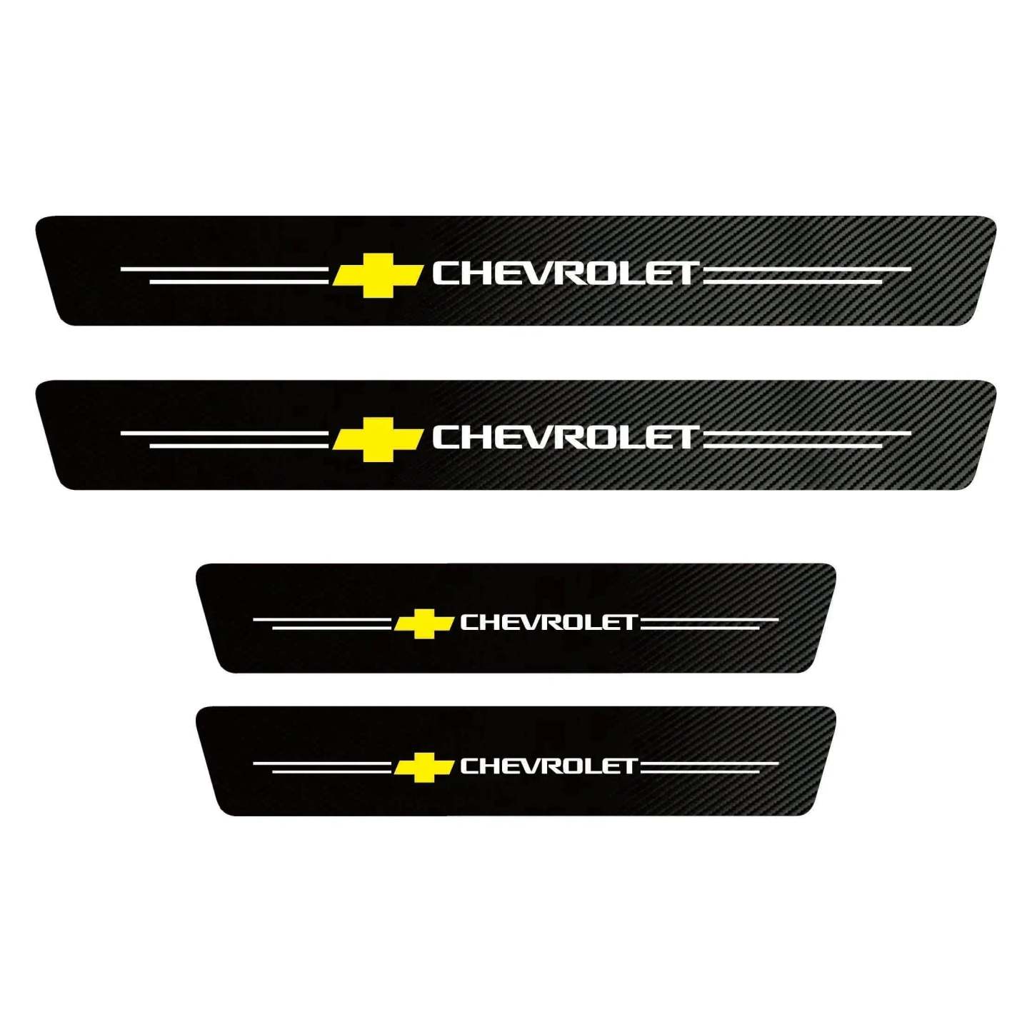 EmblazeR - Carbon Fiber Door Sill Protector 9Pcs