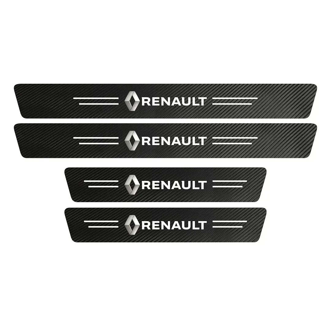 EmblazeR - Carbon Fiber Door Sill Protector 9Pcs