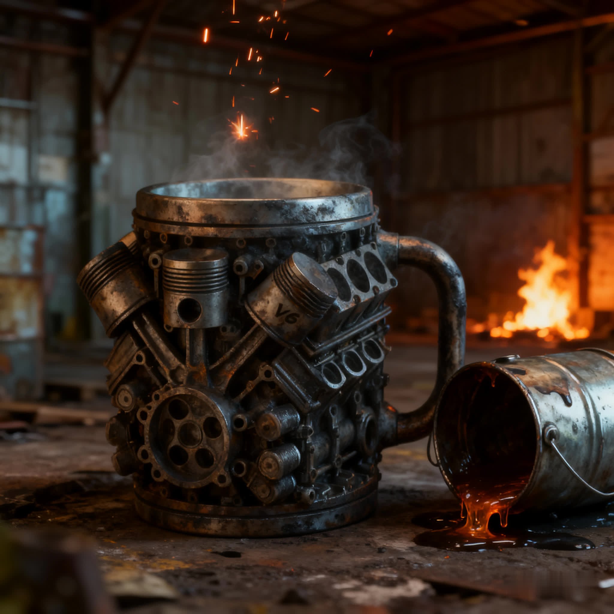 🔥BUY 2 GET 5% OFF & FREE SHIPPING🔥 V8/V6 Engine Stainless Steel Cup